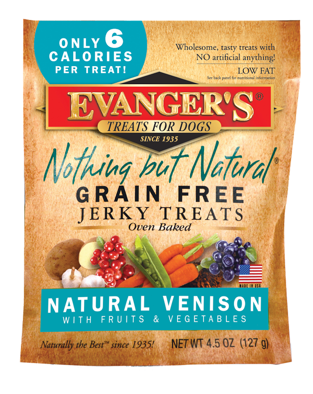 Evanger's Grain Free Venison with Fruits and Veggies Dog Treats