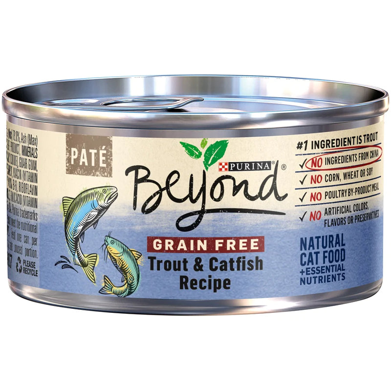 Purina Beyond Grain-Free Trout & Catfish Pate Recipe Canned Cat Food