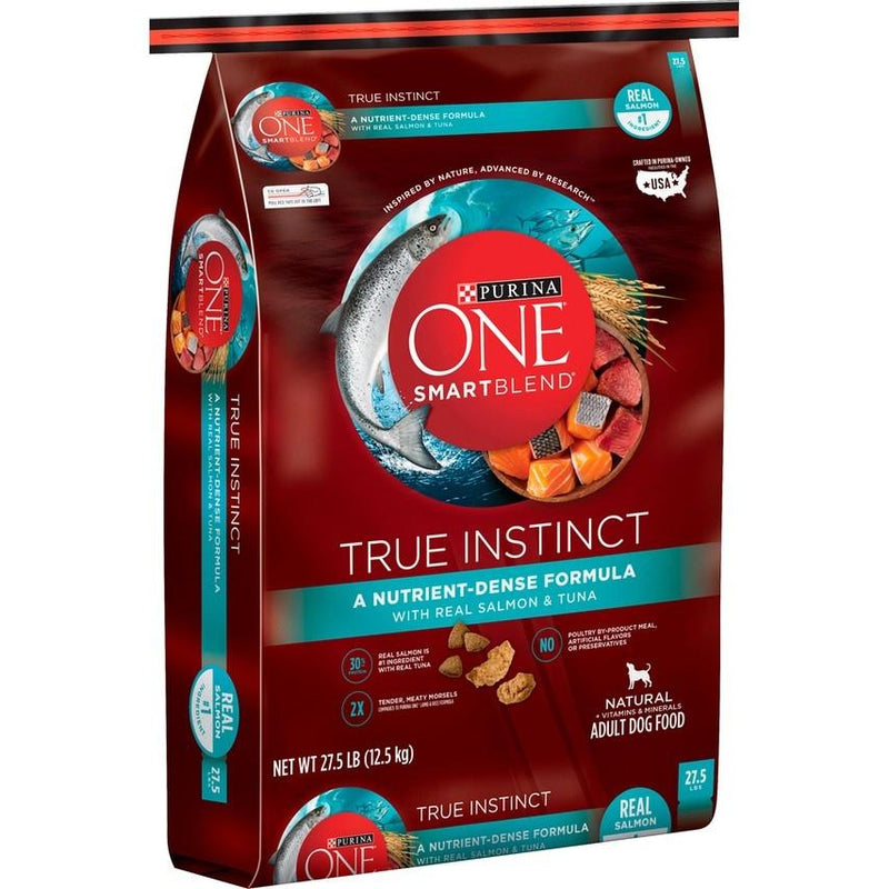 Purina ONE SmartBlend True Instinct Real Salmon & Tuna Adult Premium Dry Dog Food