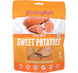 Grandma Lucy's Singles Freeze Dried Sweet Potatoes Single Ingredient Dog Treats