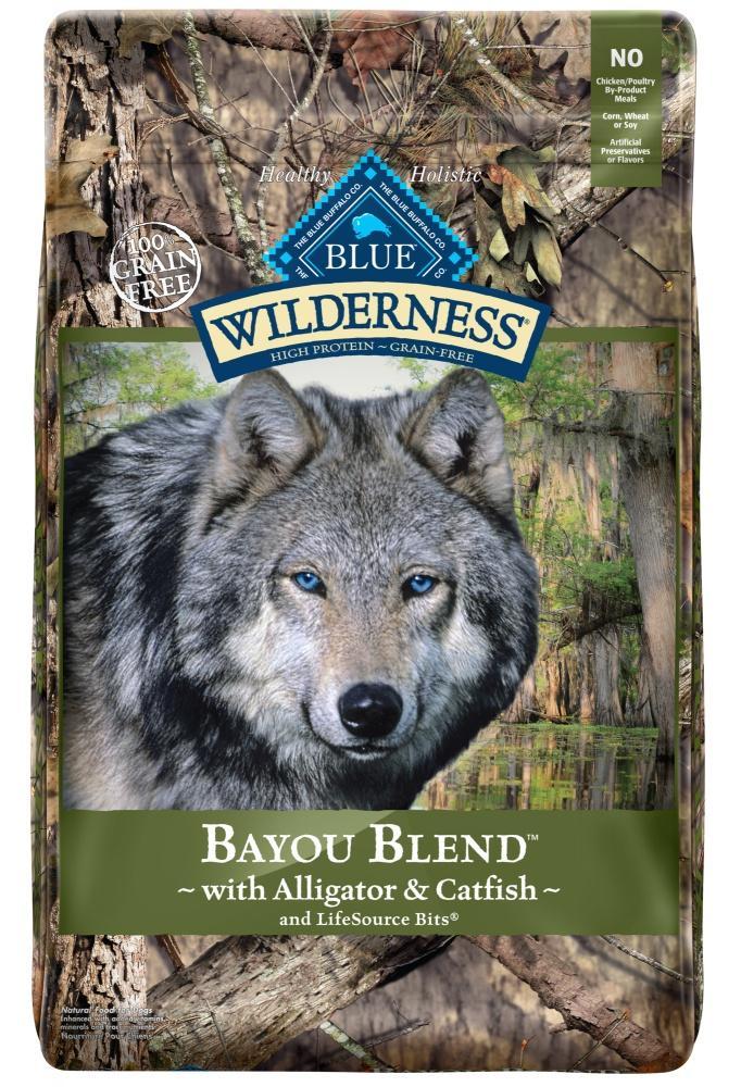 Blue Buffalo Wilderness Grain Free Natural Bayou Blend with Alligator & Catfish Dry Dog Food