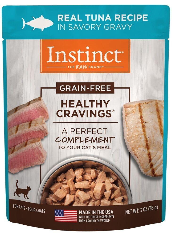 Nature's Variety Instinct Healthy Cravings Grain Free Tender Tuna Recipe Meal Topper Pouches for Cats