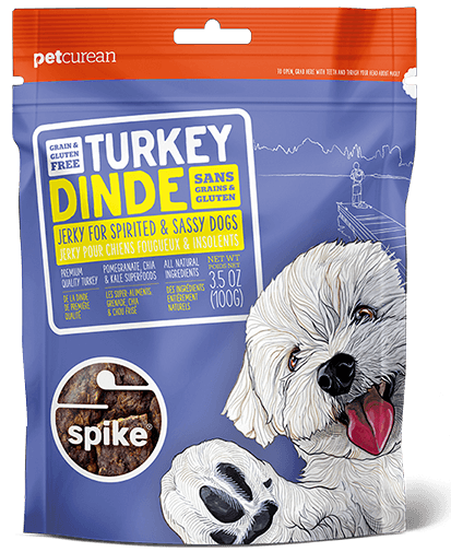 Petcurean Spike Grain Free Turkey Jerky for Dogs