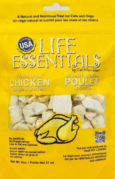 Cat-Man-Doo Grain Free Chicken Freeze-Dried Cat and Dog Treats