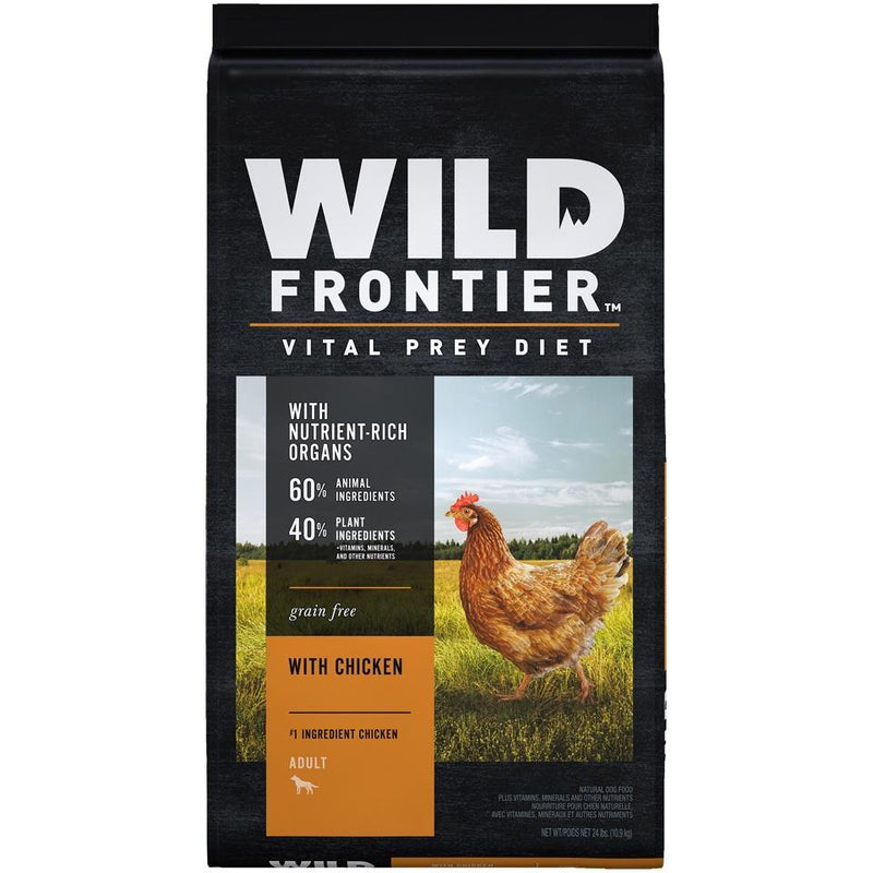 Wild Frontier Vital Prey Adult Open Valley Recipe Grain Free Chicken Dry Dog Food