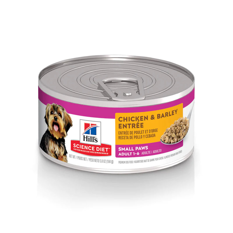 Hill's Science Diet Small Paws Chicken & Barley Entree Canned Dog Food