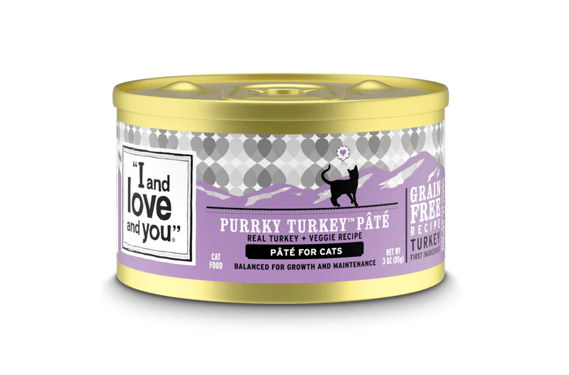 I and Love and You Grain Free Purrky Turkey Recipe Canned Cat Food