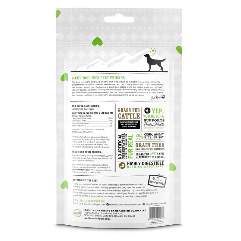 I and Love and You Grain Free Free Ranger No Stink Bully Stix Dog Treats