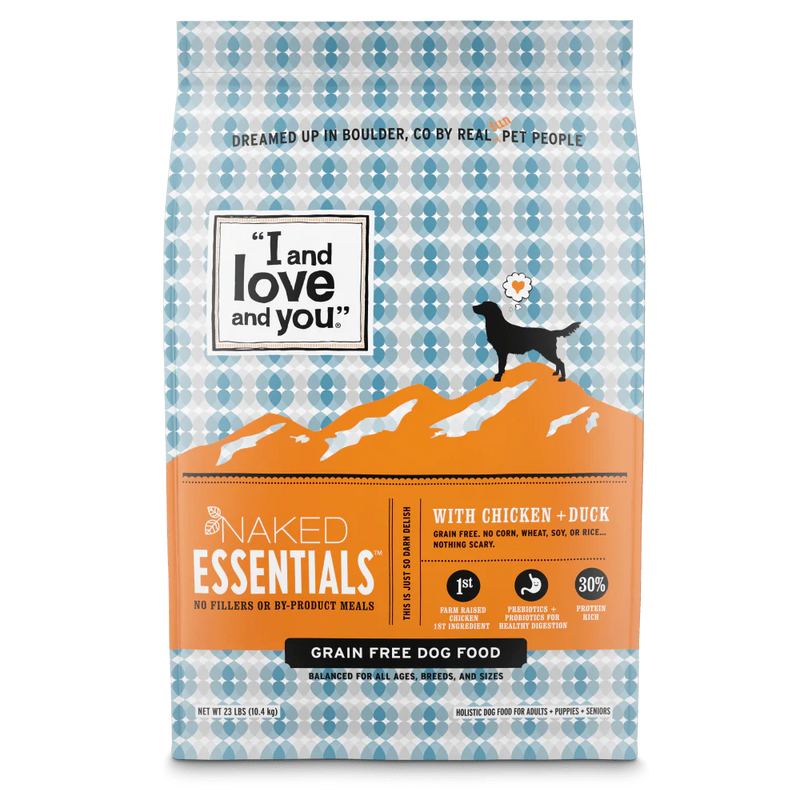 I and Love and You Grain Free Naked Essentials Chicken & Duck Dry Dog Food