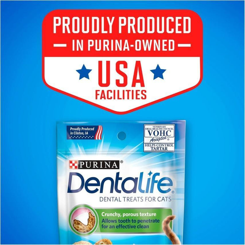 Purina Dentalife Adult Savory Salmon Flavor Cat Dental Treats