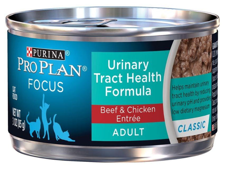 Purina Pro Plan Focus Adult Urinary Tract Health Formula Beef & Chicken Entree Cat Food Food