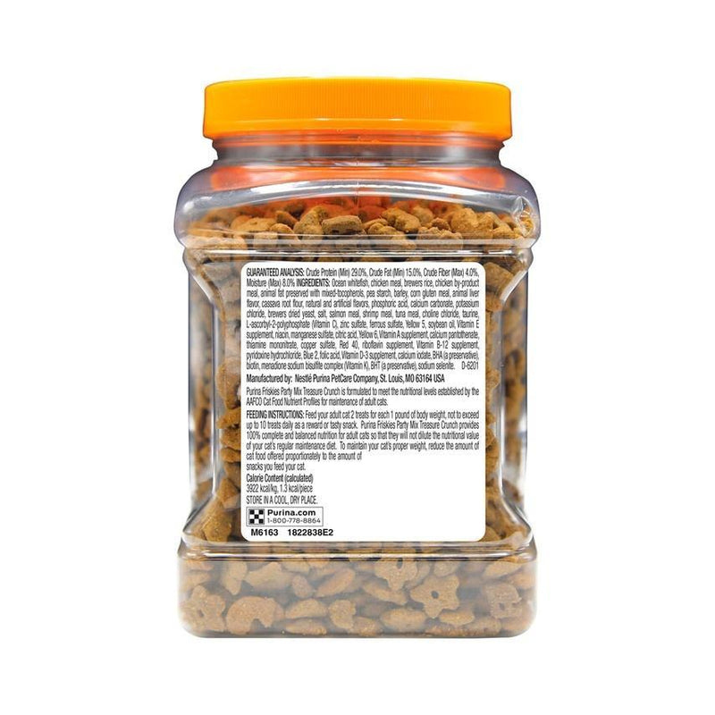 Friskies Party Mix Crunch Treasure Island Salmon, Shrimp and Tuna Cat Treats