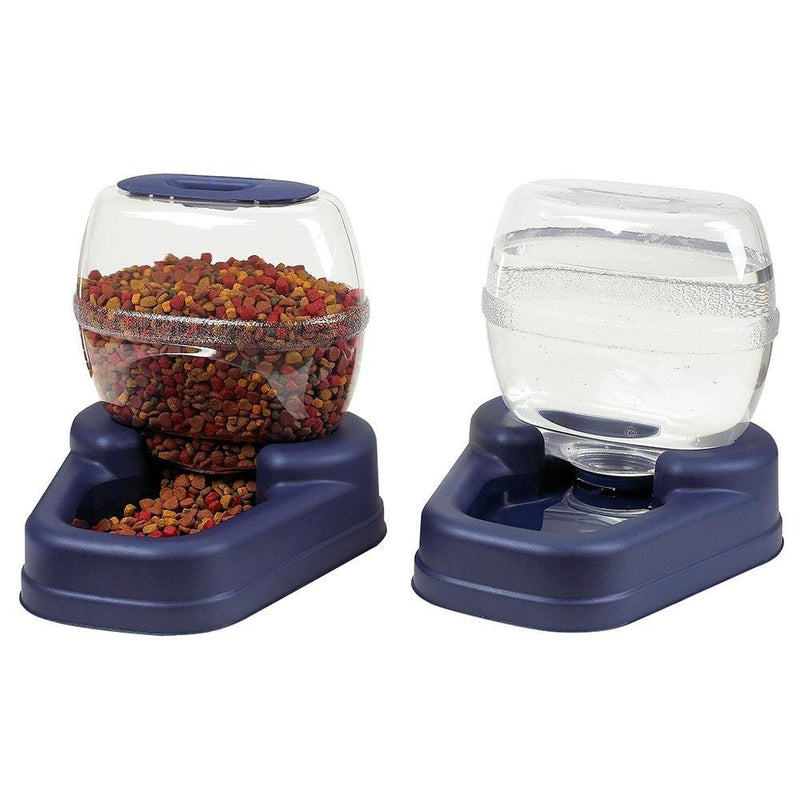 Bergan Petite Gourmet Combo Pack Pet Feeder and Waterer