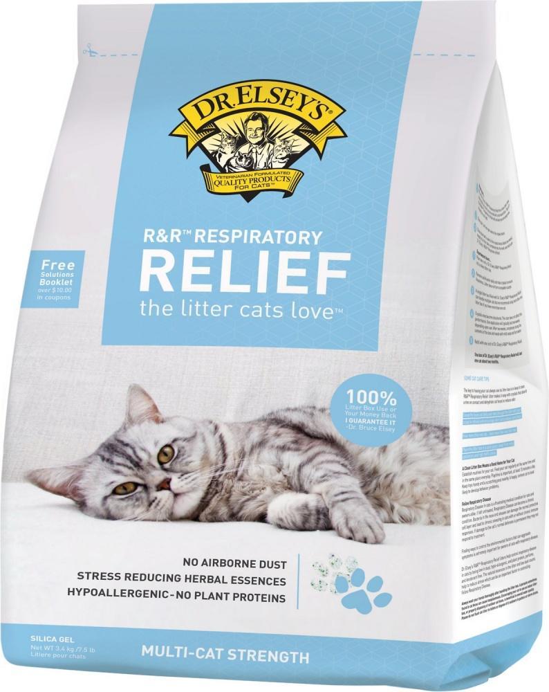 Dr. Elsey's Precious Cat Respiratory Relief Silica Gel Cat Litter