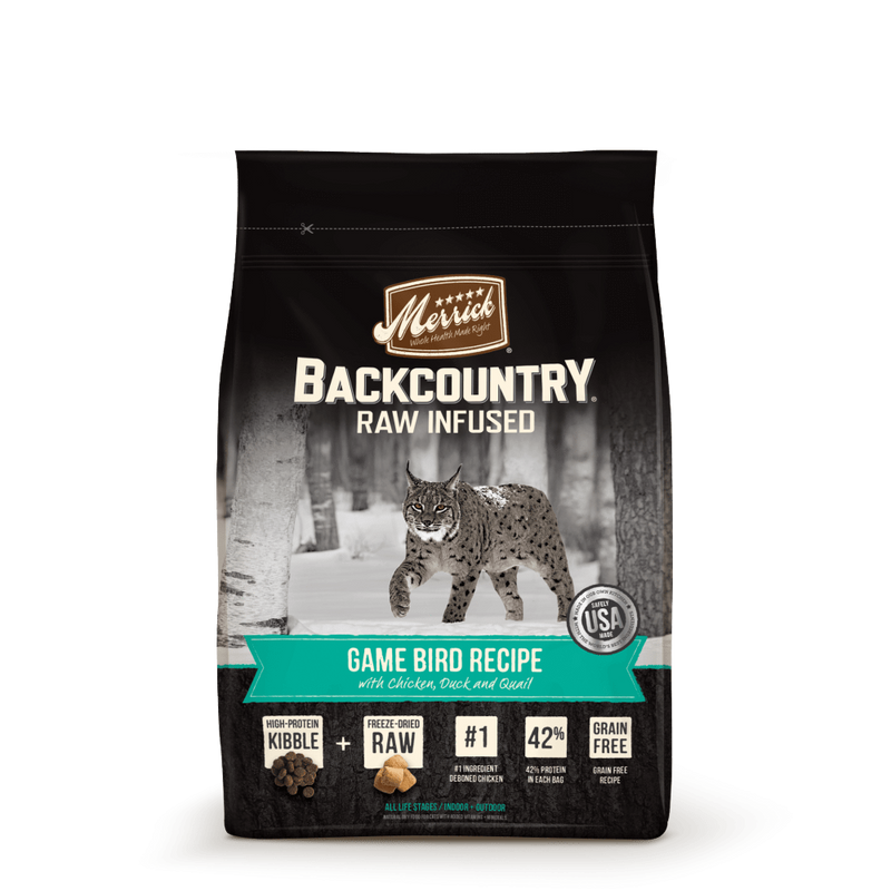 Merrick Backcountry Grain Free Game Bird Recipe Dry Cat Food