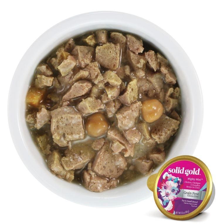 Solid Gold Grain Free Mighty Mini Small Breed with Chicken Dog Food Tray