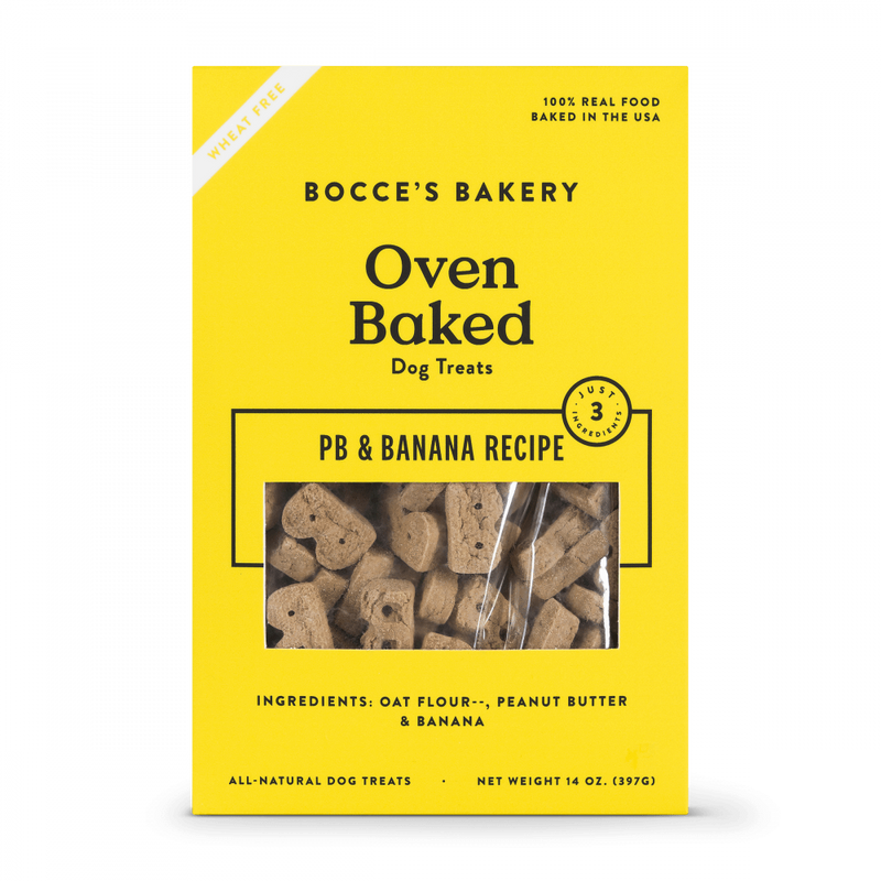 Bocce's Bakery Peanut Butter & Banana Dog Biscuits