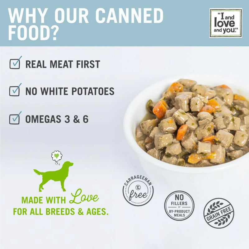 I And Love And You Grain Free Lambarama Stew Canned Dog Food