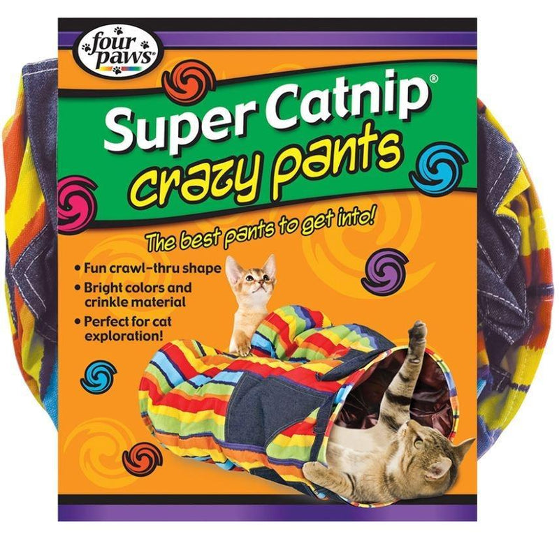 Four Paws Super Catnip Crazy Pants Cat Tunnel