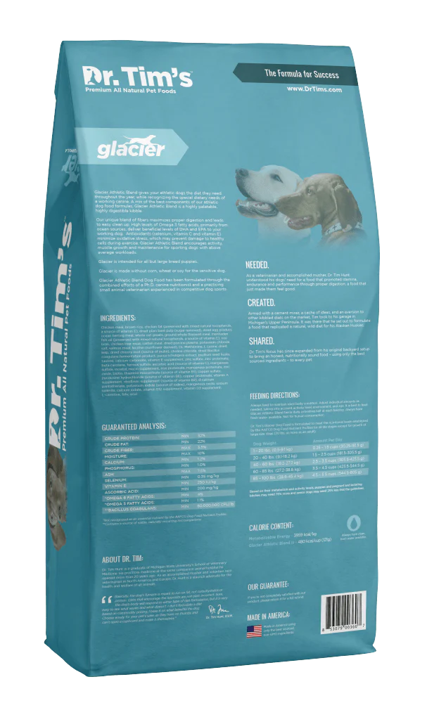 Dr. Tim's Glacier Athletic Blend Dry Dog Food