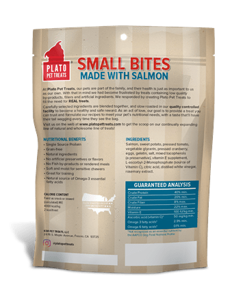 Plato Grain Free Slow Roasted Salmon Dog Treats
