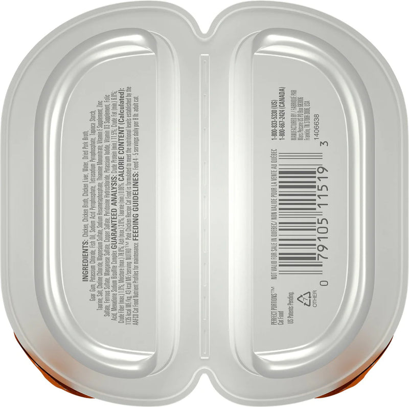Nutro Perfect Portions Grain-Free Chicken Recipe Cat Food Trays