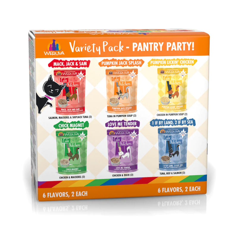 Weruva Grain Free Cats in the Kitchen Pouches Variety Pack