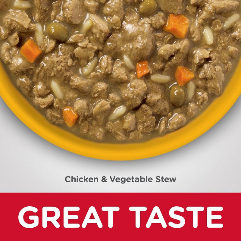 Hill's Science Diet Adult 7+ Small & Toy Breed Youthful Vitality Chicken & Vegetables Stew Canned Dog Food