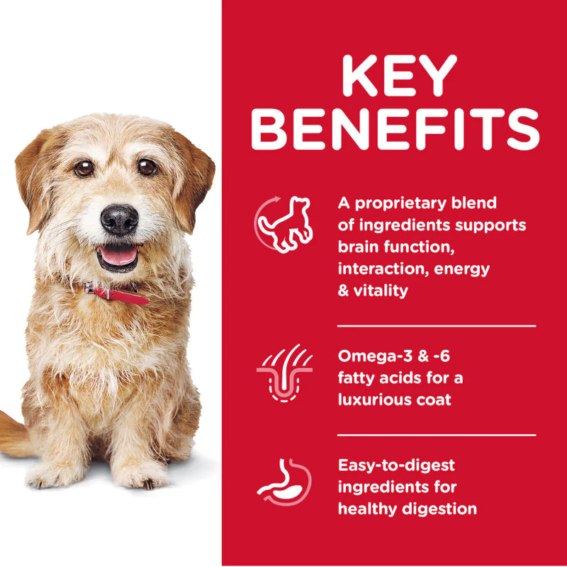 Hill's Science Diet Adult 7+ Senior Vitality Small & Mini Chicken & Rice Recipe Dry Dog Food