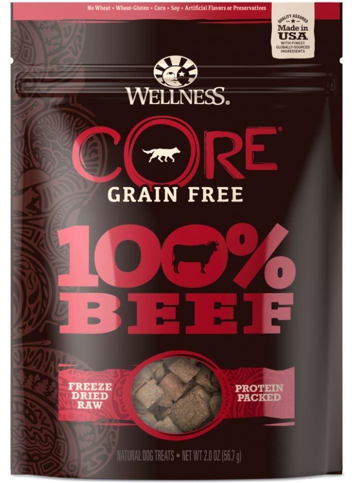 Wellness CORE Natural Grain Free 100% Freeze Dried Beef Dog Treats