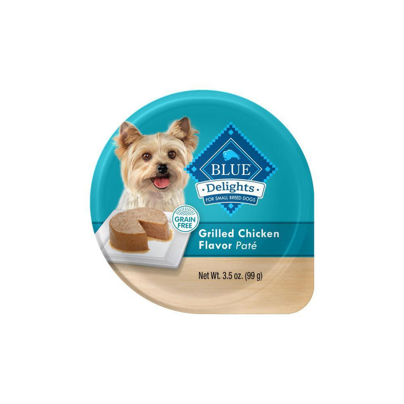 Blue Buffalo Blue Delights Small Breed Grilled Chicken Pate Dog Food Cup