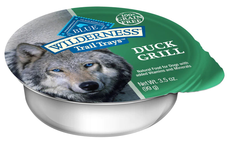 Blue Buffalo Wilderness Trail Trays Duck Grill Dog Food Cup