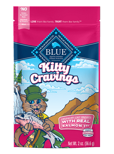 Blue Buffalo Kitty Cravings Salmon Crunchy Cat Treats