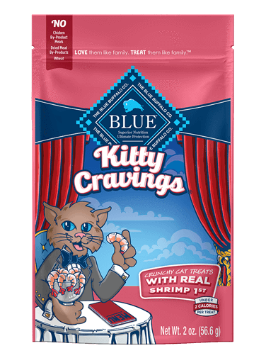 Blue Buffalo Kitty Cravings Shrimp Crunchy Cat Treats