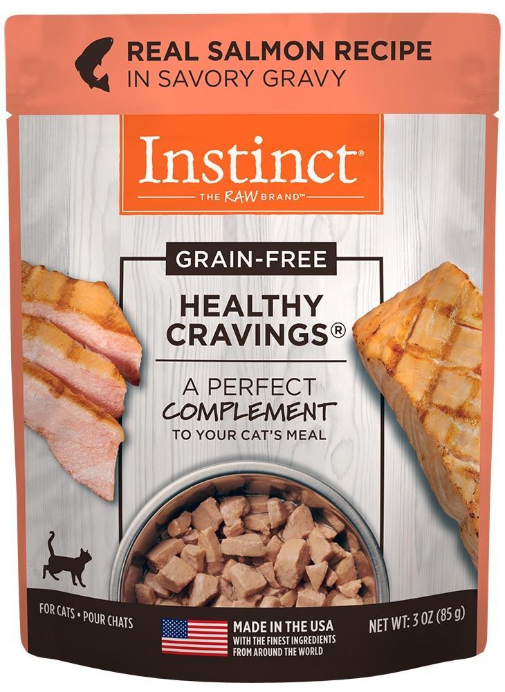 Nature's Variety Instinct Healthy Cravings Grain Free Real Salmon Recipe Natural Wet Cat Food Topper