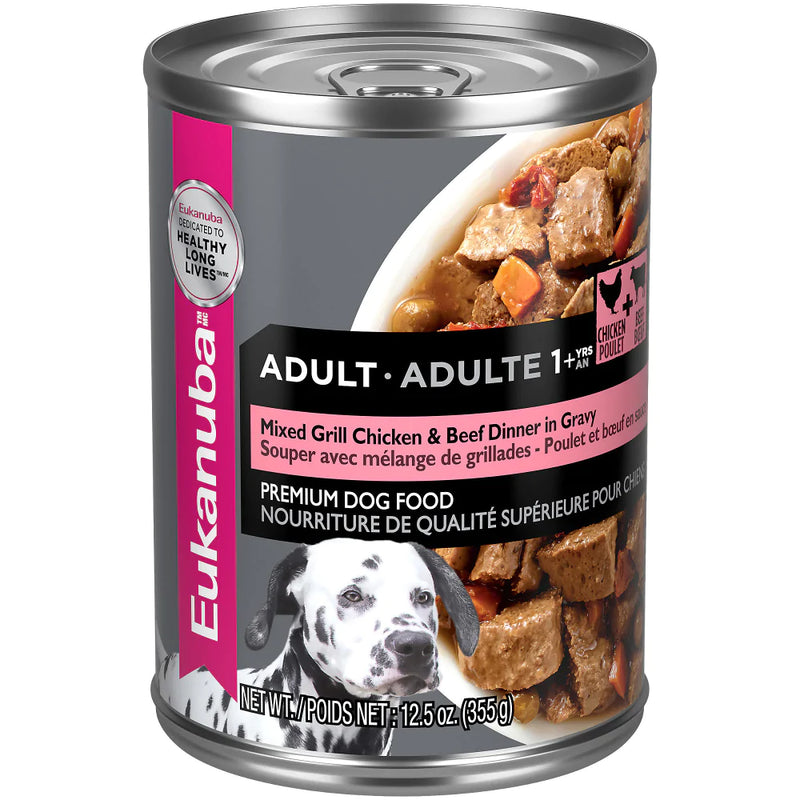 Eukanuba Adult Mixed Grill Beef & Chicken Dinner in Gravy Canned Dog Food