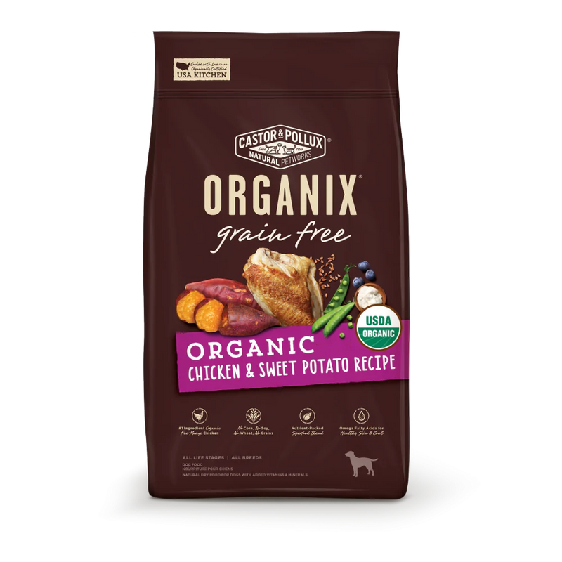 Castor and Pollux Organix Grain Free Organic Chicken and Sweet Potato Dry Dog Food