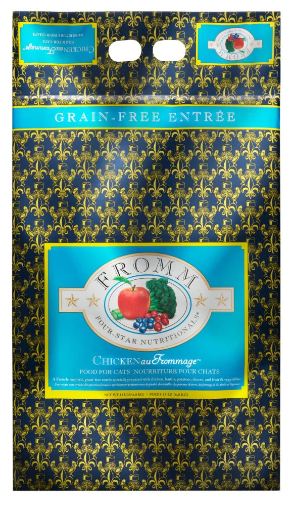 Fromm Four Star Grain Free Chicken au Frommage Dry Cat Food