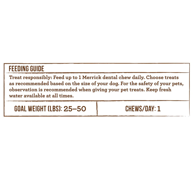 Merrick Fresh Kisses Grain Free Coconut Oil and Botanicals Medium Dental Dog Treats