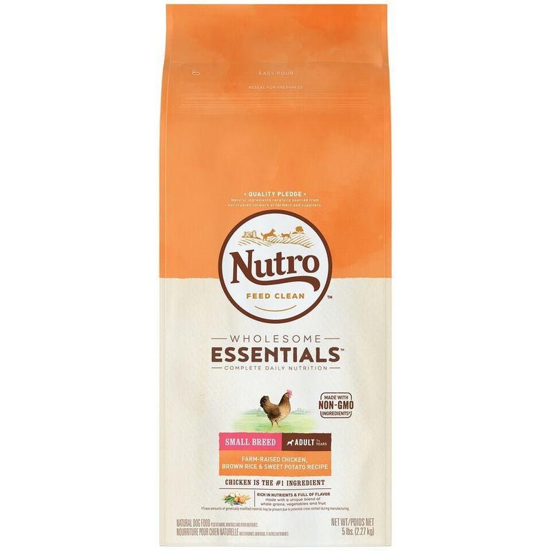 Nutro Wholesome Essentials  Small Breed Adult Farm-Raised Chicken, Brown Rice & Sweet Potato Dry Dog Food