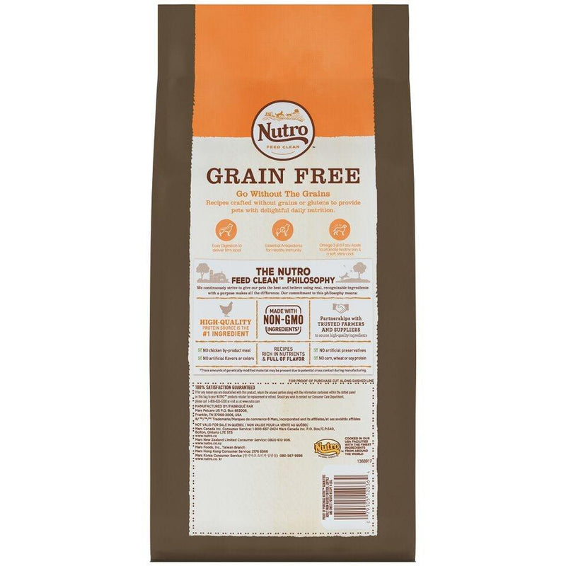 Nutro Grain Free Adult Farm-Raised Chicken, Lentils and Sweet Potato Recipe Dry Dog Food
