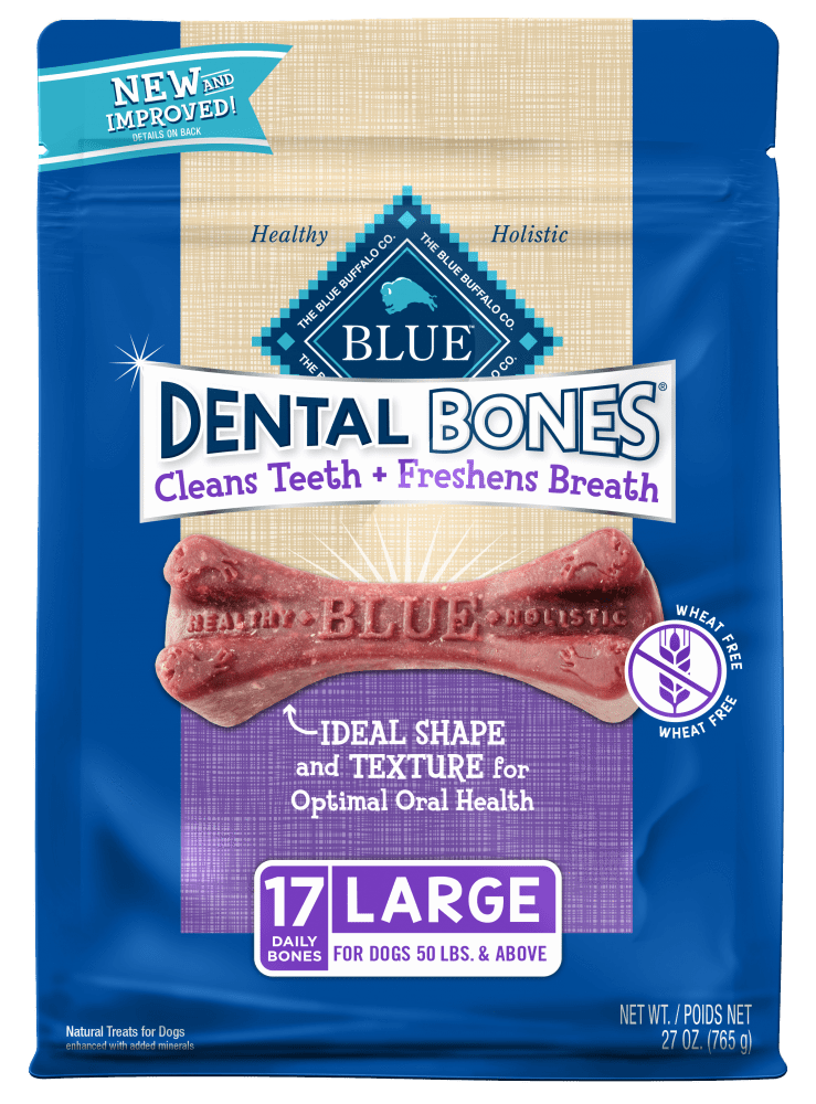 Blue Buffalo Dental Bones Large Adult Dental Chew Dog Treat