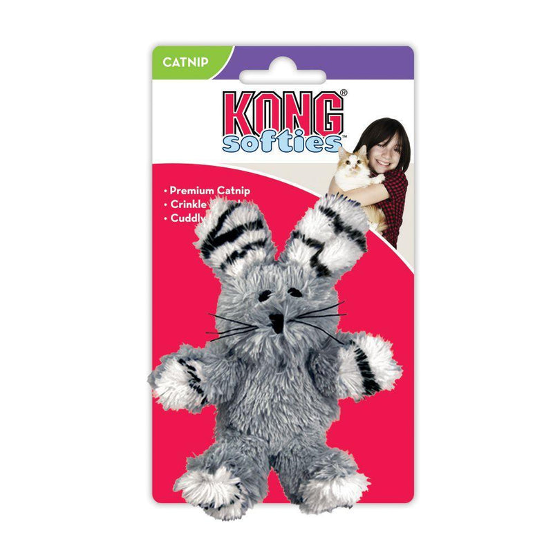 KONG Softies Fuzzy Bunny Catnip Toy