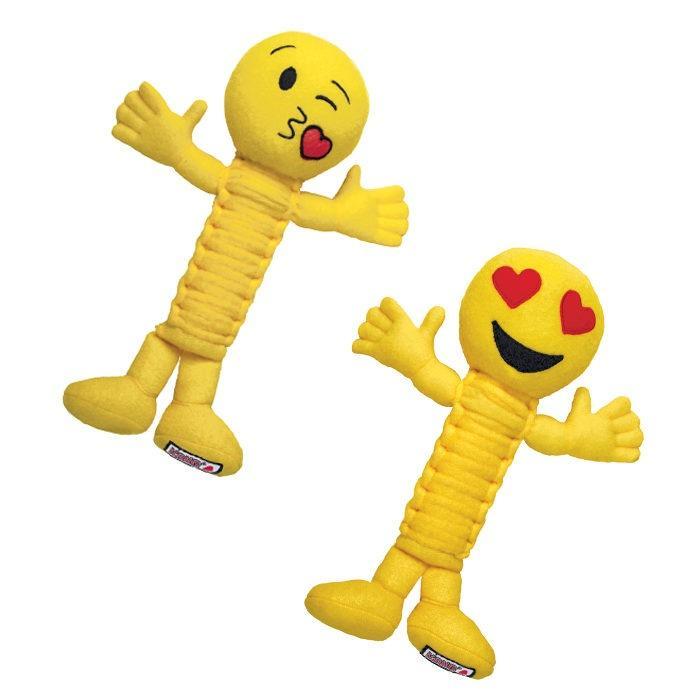 KONG Bendeez Emoji Loveez Dog Toy