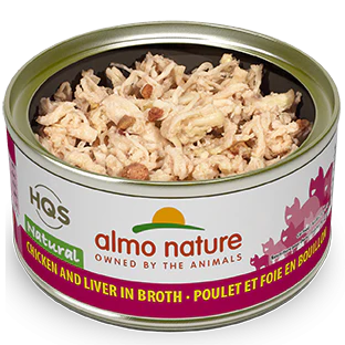Almo Nature HQS Natural Cat Grain Free Chicken Liver Canned Cat Food