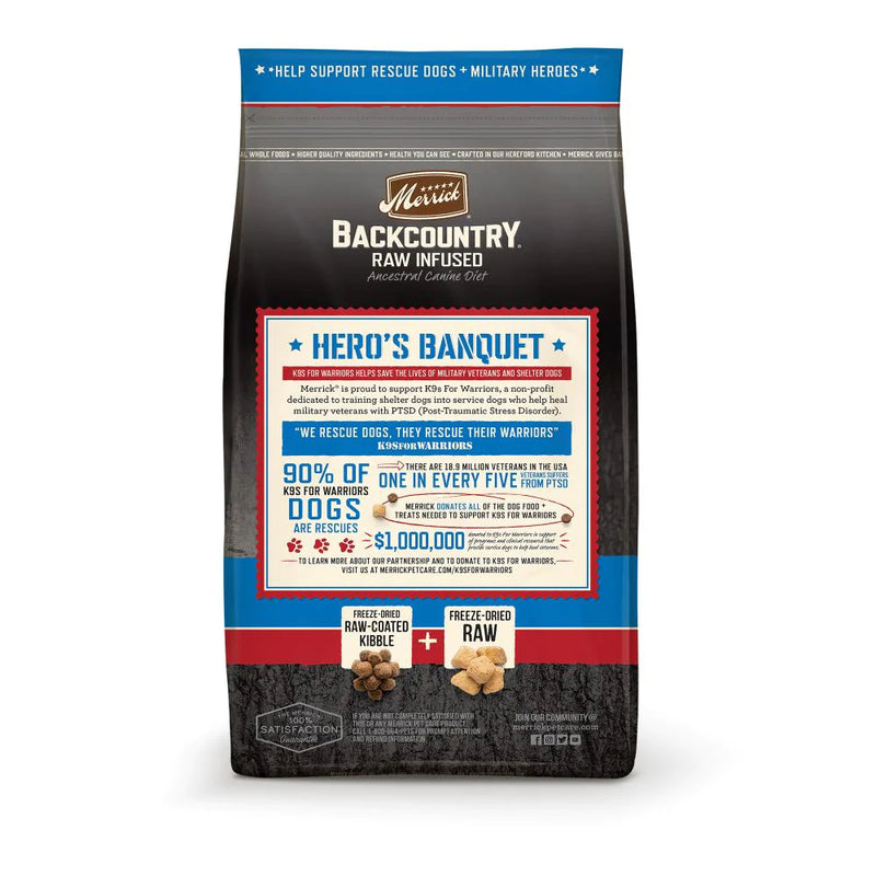 Merrick Backcountry Grain Free Hero's Banquet Dry Dog Food