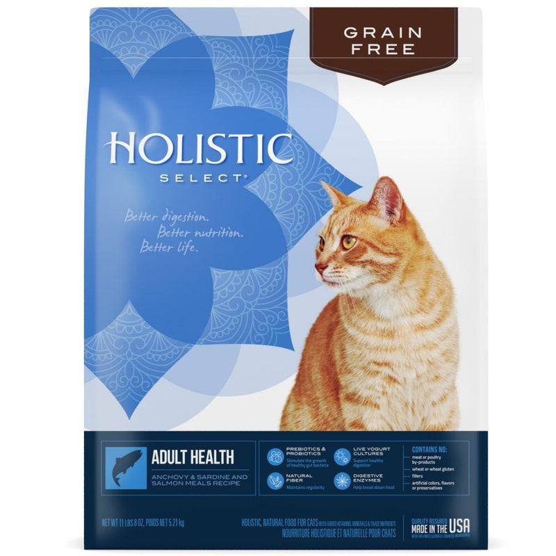 Holistic Select Natural Grain Free Anchovy and Sardine Meal Dry Cat Food