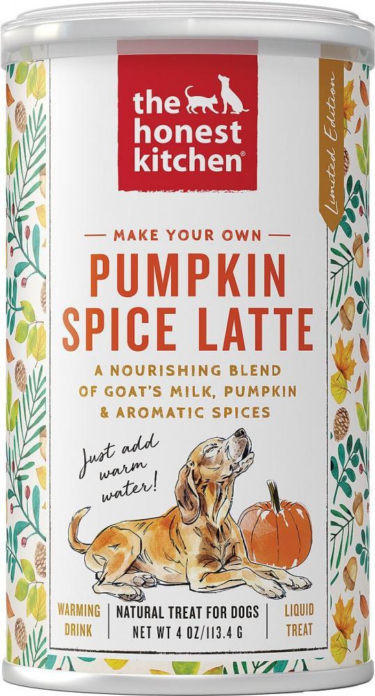 The Honest Kitchen Instant Pumpkin Spice Latte Holiday Treat for Cats and Dogs