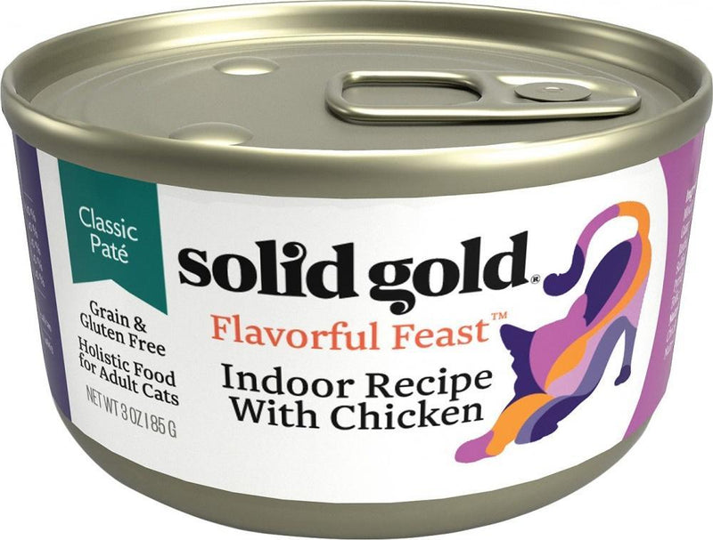 Solid Gold Flavorful Feast Grain Free Indoor Recipe with Chicken Canned Cat Food