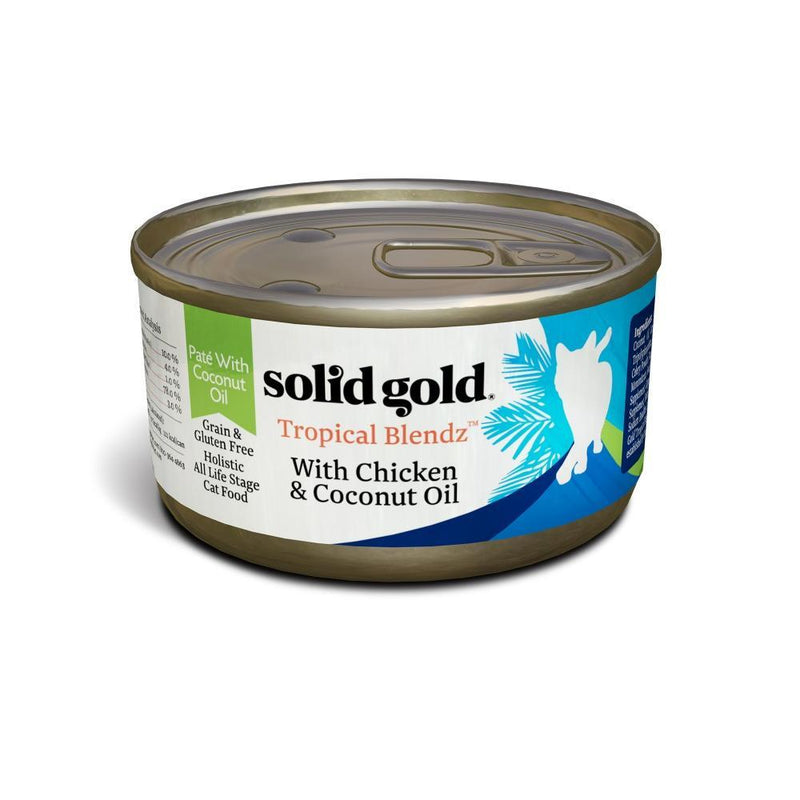 Solid Gold Tropical Blendz Grain Free Pate with Chicken & Coconut Oil Canned Cat Food